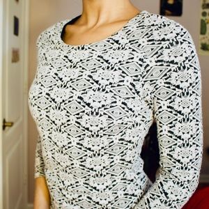 Patterned Mini Dress